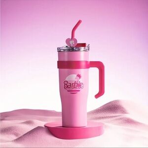 Barbie Tumbler with Barbie Straw